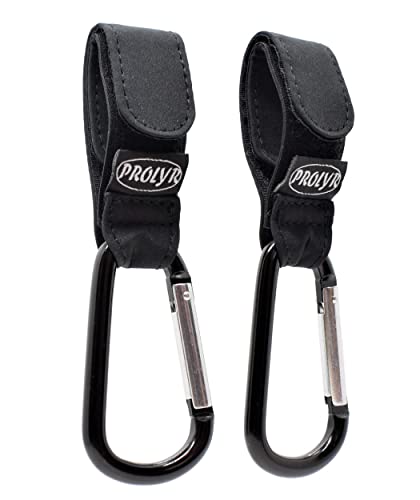 Suporte para Mochila PROLYR 2 Unidades Preto PROLYR - Acessórios de carrinho de bebê - preto, alumínio, 2 unidades