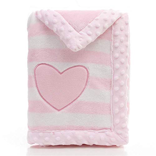 Manta LANDOR (Algodão - Rosa - 60 x 120 cm) LANDOR - Roupa de cama - algodão, rosa, 60x120cm
