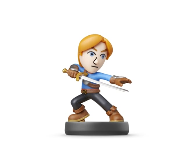 Figura de Ação SUPER SMASH BROS. Espadachin Mii Nintendo - Acessórios para consoles de videogame - Super Smash Bros, espadachin mii, jogos de luta, universo nintendo