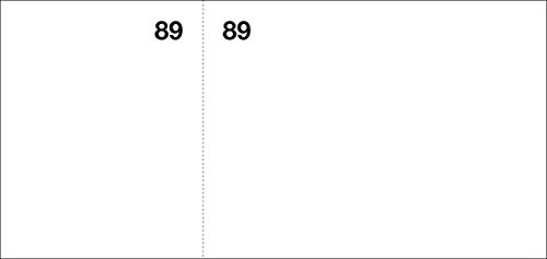 Apli 100 Folhas de Contagem Brancas (Recondicionado Como Novo) APLI - Papel de embrulho - recondicionado, 0-99, 105 x 50 mm, papel lito