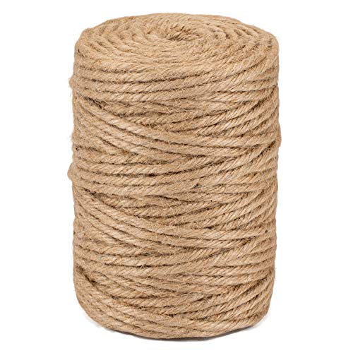 Cordel Cordeline Yute Natural 5 Mm LA CORDELINE La Cordeline - Barbante - 5 mm, 100 m, yute natural, sem odor