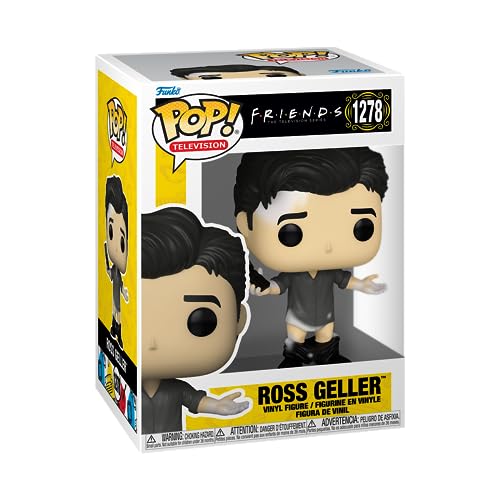 Figura FUNKO POP! Tv: Friends - Ross W/Leather Funko - Bonecos de ação e brinquedo - vinil, 9 cm, caixa original, ross geller
