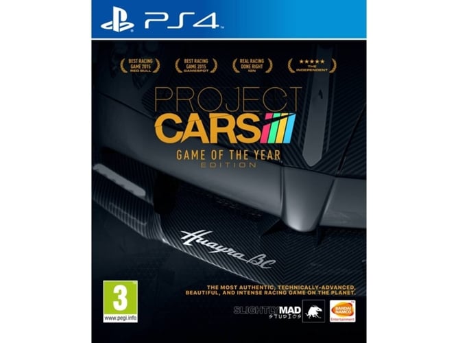 Jogo PS3 Project Cars Game of the Year Edition (M18) Namco - Software de jogos de vídeo - PS3, project cars, game of the year edition, m18