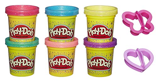 Conjunto de 6 Tacos de Plástico para Crianças PLAY-DOH Hasbro - Massa de modelar e putty - conjunto, 6 tacos, crianças, play-doh, cores brilhantes, punho de corte