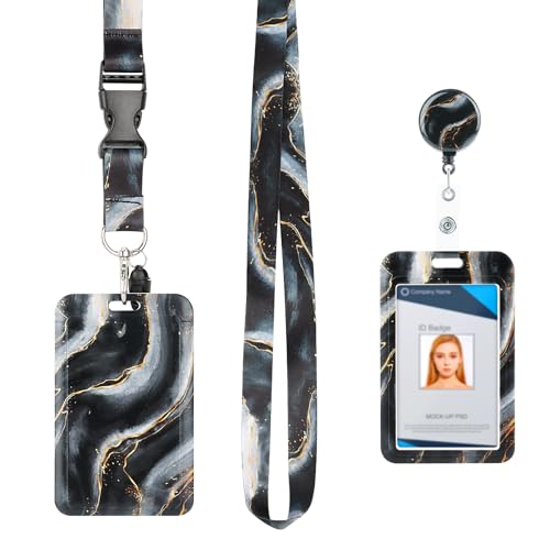 Porta Cartões Idendificativos com Cordão NVIYAM - Porta-crachás e porta-bilhetes - cordão, abs, alta qualidade