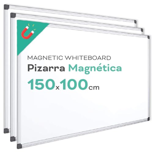 Quadro Branco Magnético OFITURIA 3 Unidades OFITURIA - Quadros brancos de apagar a seco - magnético, 3 unidades
