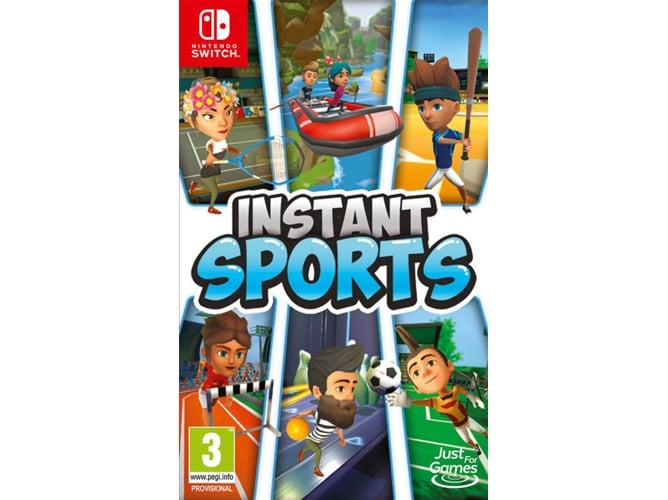 Capa Nintendo Switch INSTANT SPORTS Mario Kart JUST FOR GAMES - Software de jogos de vídeo - nintendo switch, instant sports, mario kart