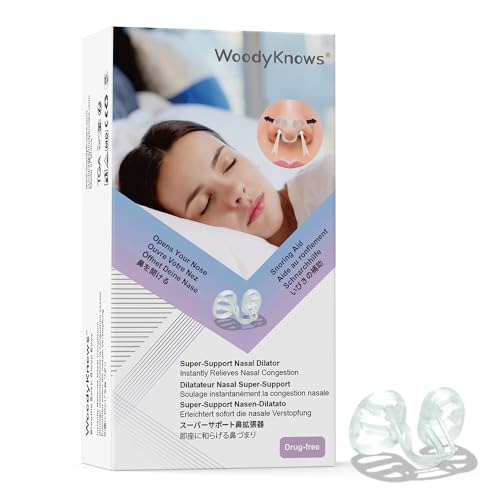 Suporte nasal WOODYKNOWS Super-Support Nasal Dilator Old Version WoodyKnows - Cuidados pessoais - suporte nasal, nasal dilator