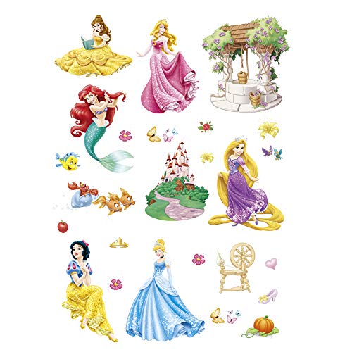 Autocolantes de Parede Ufengke Princesa Sereia FangKuai - Decalques de decoração para casa - autocolantes, parede, princesa sereia, ufengke