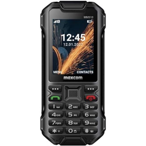 Telemóvel MAXCOM Strong (2.4'' - 2G - Preto) Maxcom - Telemóveis - 2.4, 2G, preto, resistente