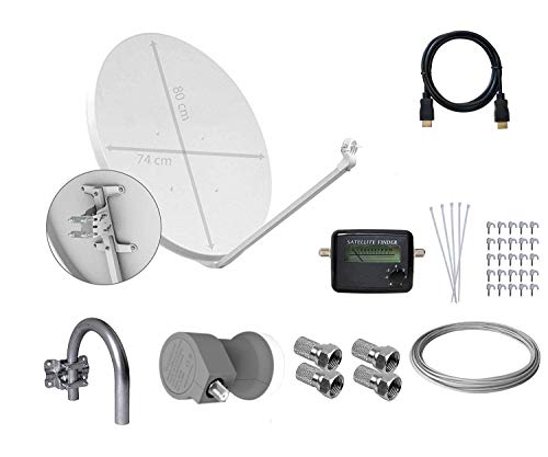 Conjunto de Antena TECATEL E80C1LSCCK1-37 Tecatel - Pontes e roteadores - antena, conjunto, extensão, 25m, conetores