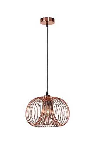 Candeeiro Suspenso LUCIDE 02400/30/17 (E27 - 1 x 60 W - Aço) LUCIDE - Luminárias de teto - lanterna, preto, aço, de teto