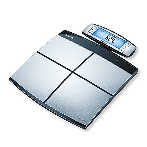 Medidor de IMC Bluetooth BF 105 BT BODY COMPLETE Beurer - Balanças de peso corporal - bluetooth, massa óssea, metabolismo basal, visor lcd, elétrodos