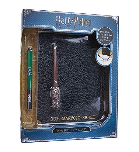 Agenda WOW! STUFF Harry Potter Tom Riddle WOW STUFF - Calendários, organizadores e planejadores - agenda, 365 dias, preto e branco, fecho metálico, bolígrafo incluído, varinha mágica