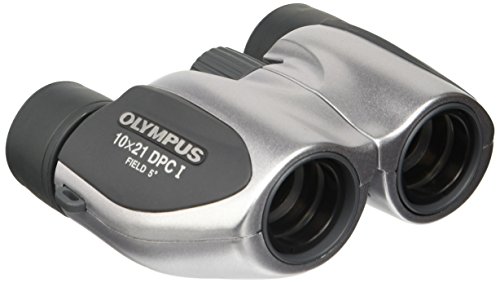 Olympus 10X21 Dpc-I Binóculos Prateado, Branco Olympus - Binóculos - binóculos, prateado, branco, ampliação 10x