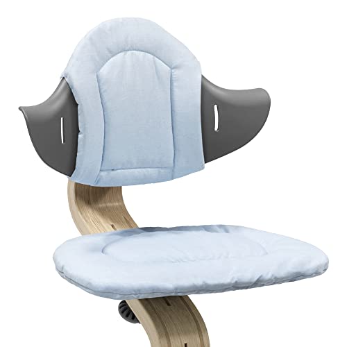 Almofada para Cadeira Stokke Nomi | Azul, Cinzento (Puericultura - Refeição) Stokke - Móveis para bebês e crianças pequenas - almofada, cadeira, azul, cinzento