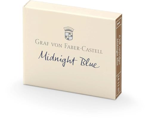 Tinteiro FABER-CASTELL 141107-6 Azul escuro Graf von Faber Castell - Tinta e recargas de caneta - tinteiro, vidro, faber-castell, azul escuro, biodegradável