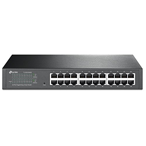 Switch TP-LINK TL-SG1024DE (24 Portas Gigabit - 1000 Mbps) TP-Link - Concentradores e comutadores - 24 portas, gigabit, 1000 mbps