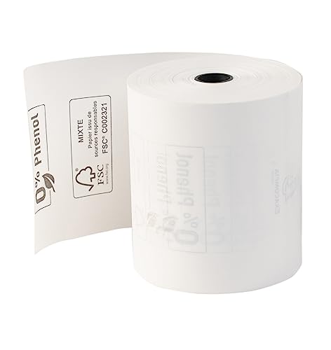 Recibos EXACOMPTA (Papel - 10 Unidades) EXACOMPTA - Rolo de papel para recibos e máquinas de adição - papel, 10 unidades