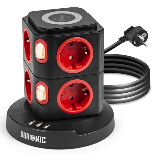 Extensão Elétrica DURONIC ET8W (3 Tomadas) Duronic - Fios e cabos elétricos - 3 tomadas, extensão elétrica