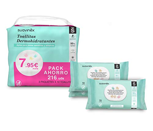 Toalhitas Suavinex Dermohidratante Atopicia 72 Unidades Suavinex - Banho e corpo - dermohidratante, atopica, 72 unidades