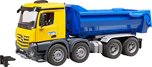 Camião de Transporte de Material BRUDER Arocs Halfpipe Bruder - Brinquedos - tracão nas rodas, capô do motor aberto, cabine com portas