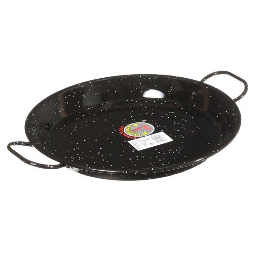 Garcima Gourmet Skillet de Paella em Aço Esmaltado. Aço. Preto. 4 Pessoas. 30 Cm Garcima - Panelas de paella - aço, esmaltado, paella, 4 pessoas