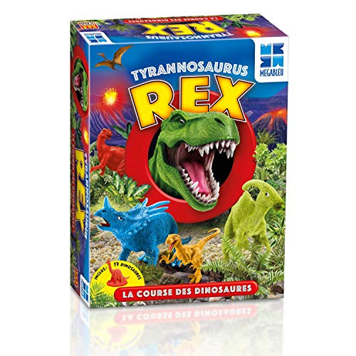 Jogo de tabuleiro MEGABLEU Tyranosaure Rex (8 anos) Megableu - Jogos - jogo de tabuleiro, megableu, tyranosaure rex, dinossauros, areia, tyrannosaurus rex