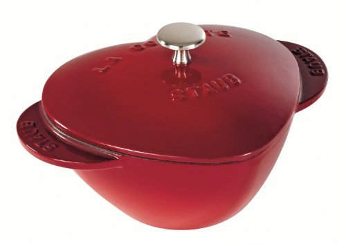 Panela Funda STAUB 1100006 | Vermelho, Branco STAUB - Fornos holandeses - vermelho, branco, funda
