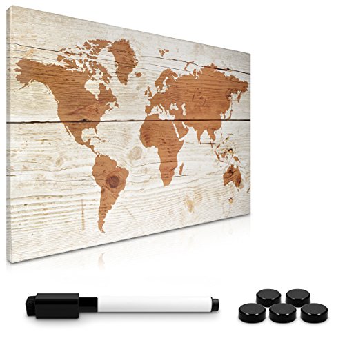Quadro Branco Magnético NAVARIS 40 x 60 cm Kw-Commerce - Quadros brancos de apagar a seco - 40 x 60 cm, magnético, madeira mdf, borracha