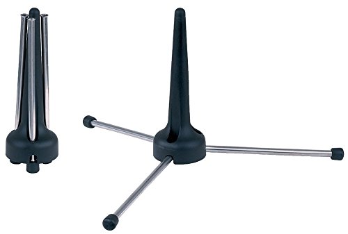 Suporte para instrumento musical MusicMan Clarinet Stand BSX - Acessórios para instrumentos de sopro de madeira - plástico, preto, branco, dobrável, desmontável