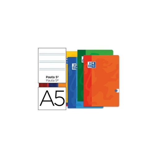 Caderno OXFORD Classic (A5 - 21x14.8cm - Multicor) Oxford - Cadernos e bloco de notas - A5, 21x14.8cm, multicor, fecho grau