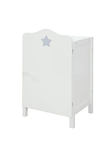 Armário de Bonecas ROBA 98530 (Idade Mínima Recomendada: 3 anos) Roba Baumann Gmbh - Brinquedos - design especial, prateleiras, porta lacada, montagem fácil