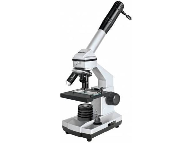 Microscópio BRESSER Junior com Luz de Halogénio e Luz de Filamento (1000X) Bresser - Microscópios - microscópio, bresser junior, luz de halogénio, luz de filamento, ampliação 1000x, software