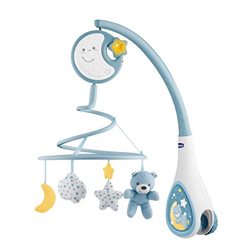 Móvel de Berço CHICCO Next2Dreams 3 em 1 Azul Chicco - Móbiles para bebê - música, luz suave, fixação prática, baloiço