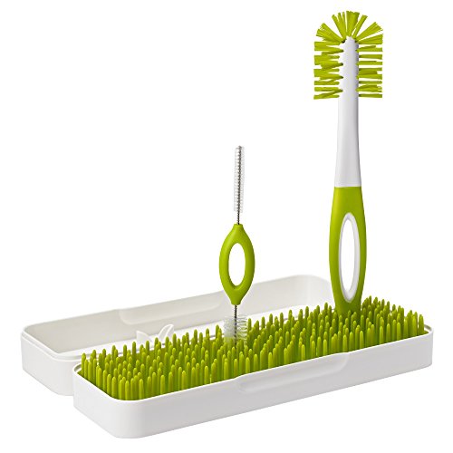 Suporte para Garrafas TOMY BOON TRIP Verde 447 - Escorredores de louça e tabuleiros de escorrer - verde, plástico, 60 cm, suporte