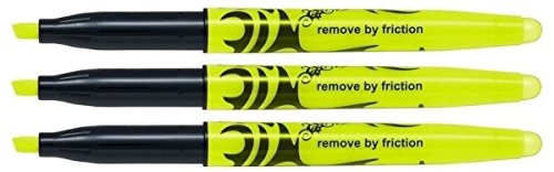 Marcador Fluorescente Apagável PILOT Frixion Light Amarelo (Livro) Pilot - Instrumentos de escrita e desenho - apagável, fibra, amarelo, livro