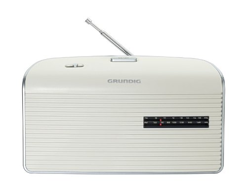 Rádio GRUNDIG MUSIC 60 (Branco - Digital - AM/MW/LS - Pilhas) Grundig - Áudio - am/fm, altifalantes, entrada auxiliar, saída de auriculares