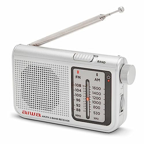 Rádio Aiwa RS-55 Prateado (Rádio) Aiwa - Áudio - rádio, aiwa, rs-55, prateado