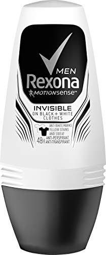 Rexona Roll-On 6 Unidades Desodorizante Homens Preto e Branco 50 Ml Rexona Men - Desodorizantes e antitranspirantes - desodorizante, homens, preto e branco, 50 ml