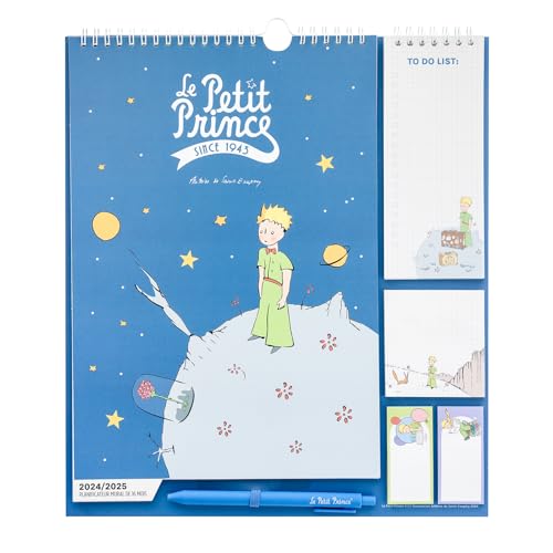 Calendário ERIK EDITORES 2024-2025 30X30 O Principezinho Grupo Erik - Calendários, organizadores e planejadores - principezinho, calendário, 16 meses, autocolantes