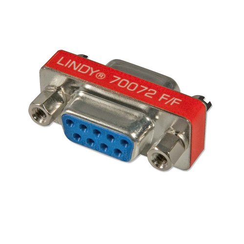 Adaptador de gênero LINDY 9-pin mini gender changer Lindy - Adaptadores de cabos de áudio e vídeo - macho fêmea, 9-pin mini, plug & play