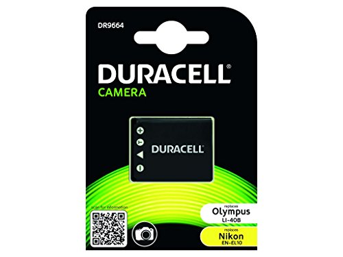Bateria para Leitor de Livros Eletrónicos Battery-Biz DR9664 Duracell - Baterias - 640 mAh, 3,7 V, ião-lítio, Olympus MJU720
