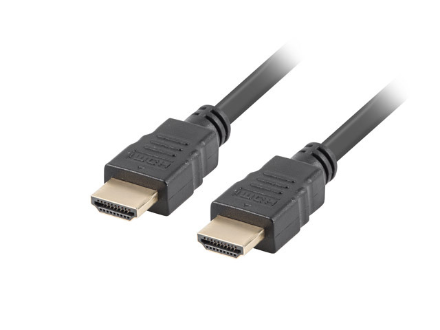 Cabo de Vídeo LANBERG (HDMI - 50 cm - Preto) Lanberg - Cabos de áudio e vídeo - hdfi, 50 cm, preto, cobre