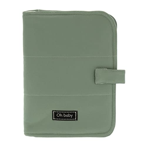 Bolsa para Fraldas ROSY FUENCES Green Rosy Fuentes - Sacolas de fraldas - 20 unidades, algodão, cremalheira, fecho éclair