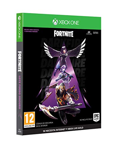 Figura de Ação FORTNITE Dark Fire Set (Xbox One) Warner Bross Games - Software de jogos de vídeo - fortnite, xbox one, dark fire set