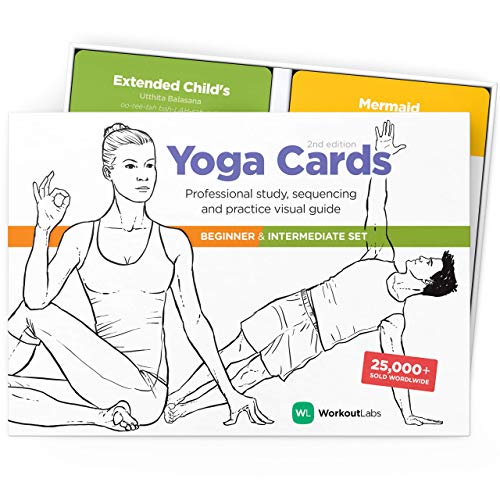Cartão de Ioga WORKOUT LABS Plástico com Idioma Sânscrito WorkoutLabs - Flashcards educativos - cartão, ioga, workout labs, plástico, idioma sanscrito