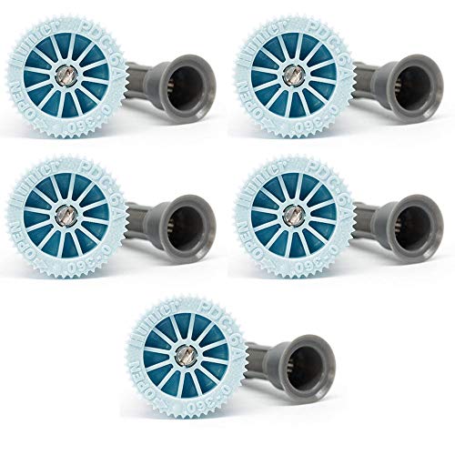 Conjunto de Bocais para Difusor de Irrigação GLOBAL (5 Un) Hunter - Móveis de exterior - 5 unidades, 1,80 mts, 1-2,1 bares, ângulo ajustável