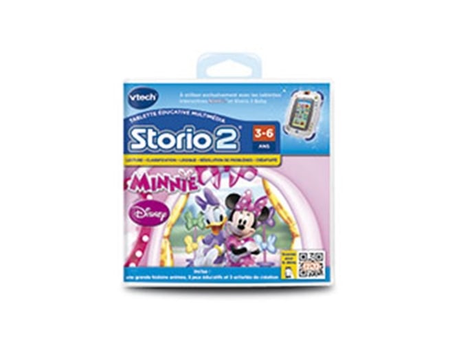 Jogo Didático VTECH Storio Minnie (Idade Mínima Recomendada: 3 anos) VTech - Brinquedos - didático, minnie, personagens, 3 jogos
