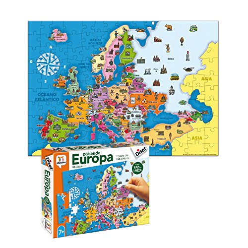 Brinquedo Educativo DISET 68947 (Idade Mínima Recomendada: 3 anos) Diset - Quebra-cabeças - educativo, 3 anos, jogos, puzzles
